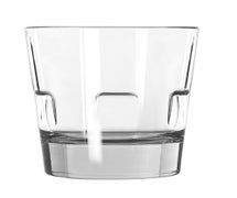 Libbey 15963 Optiva 12 oz. Double Old Fashioned Stacking Glass