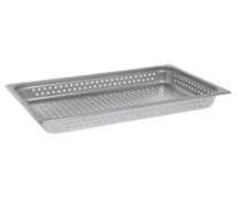 Hubert Full Size 22 Gauge Stainless Steel Perforated Steam Table Pan - 2 1/2"D