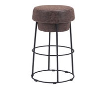 Zuo Modern 100196 Pop Barstool, Natural &amp; Distressed
