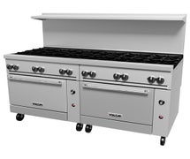 Vulcan 72-CC-12B Endurance Gas Range - 12 Burners - Two Standard Ovens - 72"W, Manual Ignition