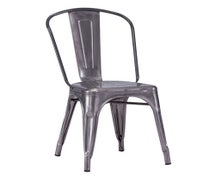 Zuo Modern 108140 Elio Dining Chair, Gunmetal, 2/Each