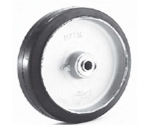 Wesco 053708 Aluminum Center Moldon Rubber Wheels