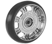 Wesco 108561 Aluminum Center Moldon Rubber Wheels
