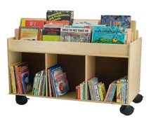 Whitney Brothers WB0383 Mobile Book Storage Island