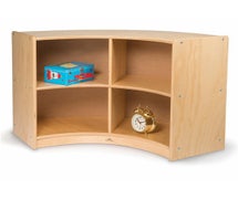 Whitney Brothers WB0651 Curved Storage: Back Curve Out