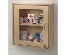 Whitney Brothers WB1425 Lockable Medicine/First Aid Wall Cabinet