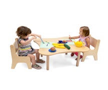 Whitney Brothers WB0181 Toddler Flower Table And 2 Chair Set