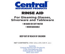 Central Exclusive Dish and Glassware Rinse Aid
