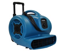 XPOWER X-830H - Portable Air Mover with Telescopic Handle and Wheels - 1HP - 3 Speeds - 3 Angles