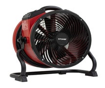 XPOWER X-39AR Professional Sealed Motor Axial Fan (1/4 HP), Red