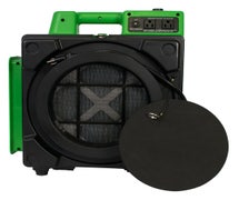 XPOWER X-2480A Professional 3-Stage HEPA Mini Air Scrubber, Green