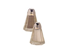 American Metalcraft BPNS115 Salt & Pepper Set, Glass, Bullet Cap, 1.5 Oz.