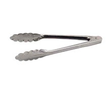 American Metalcraft HDUT1200 Tongs, Utility, Stainless Steel, Extra Heavy-Weight, 12" L