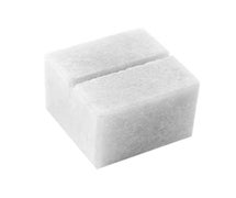 Cube Card Holder - Marble, 1-1/4"Wx1"H, White