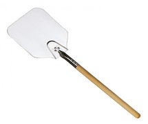 American Metalcraft 3209 Small Blade Aluminum Pizza Peel with Wood Handle, 32-1/2"L Overall