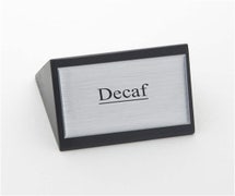American Metalcraft SIGNC3 - Wooden Beverage Signs, Decaf