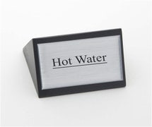 American Metalcraft SIGNC3 - Wooden Beverage Signs, "Hot Water" Label