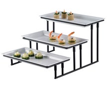 American Metalcraft IS18 Stair-Step Three Tier Buffet Server Combo