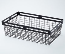 American Metalcraft - BNRB126 - Twilight Rectangular Basket, 12-1/2"L, Black Metal