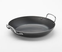 American Metalcraft - BSPP9 - Paella Pan, Black Steel, 52 Oz.