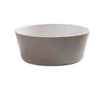 American Metalcraft - UBRT24MO - Round Melamine Bowl, Tapered, Mocha, 24 Oz.