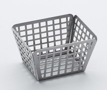 American Metalcraft - LFRY43 - Basket, Stainless Steel, Rectangular, 4-1/8" L
