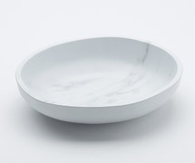 American Metalcraft - MWB11 - Melamine Bowl, White Marble, 97 Oz.