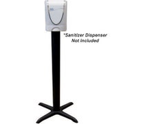BK Resources BKSBA-10 Hand Sanitizer Dispenser Stand