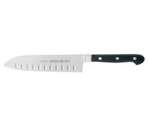 Mundial BP5109-7GE Black Handled Forged Knife - 7" Granton Edge Santoku