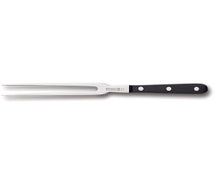 Mundial BP5153 Black Handled Forged - Straight Tined Carving Fork