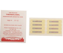 AllPoints 138-1208 - Dishwasher Temperature Labels Pack Of 24 160*F (71*C) Target Temperature