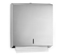 Alpine 480 Stainless Steel Paper Towel Dispenser for C-fold or Multifold Paper Towels