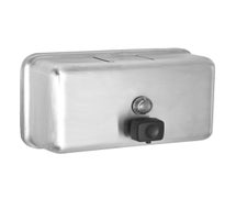 Alpine 424-SSB Stainless Steel Liquid Soap Dispenser, Horizontal