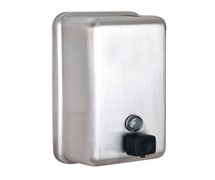 Alpine 423-SSB Stainless Steel Liquid Soap Dispenser, Vertical