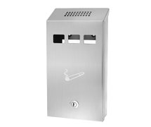 Alpine ALP490-03-SS Wall-Mounted Cigarette Disposal Station