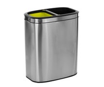 Alpine ALP470-R-40L Open-Top Stainless Steel Trash Can - 10.5 Gallon