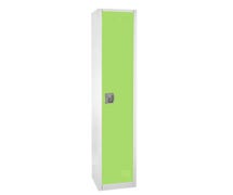 Alpine ADI629-201-GRN AdirOffice Large One-Door Locker with Two Shelves, 72"H, Green