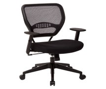 Office Star Products 5500 Professional Black AirGrid Back Managers Chair
