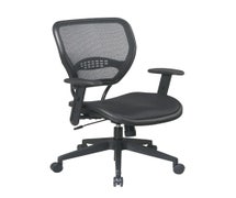 Office Star Products 5560 Black AirGrid Seat and Back Deluxe Task Chair