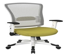 Office Star Products 317W-W1C1F2W-5879 SPACE Seating White Frame Managers Chair