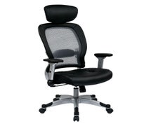 Office Star Products 327-E36C61F6HL Professional Light Air Grid Back Chair with Headrest