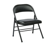 Office Star Products FF-23324V Folding Chair with Vinyl Seat and Back, 4/CS