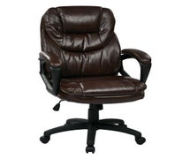 Office Star Products FL660-U2 Faux Leather Managers Chair