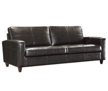 Office Star Products SL2813-EC1 Sofa With Espresso Finish Legs
