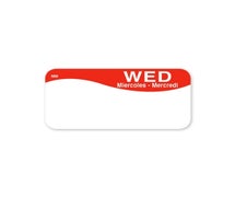 Daymark IT110036 - Food Rotation Label - Day of the Week Labels Removable 2"Wx1"D Rectangular, Wednesday