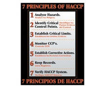 Daymark IT112465 - Safety Poster Choose From 9 Titles, HACCP