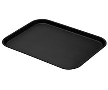 Service Tray 14"x18" Rectangular, Fiberglass, Black