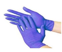 Economy Single-Use Disposable Gloves - Powder-Free - Pressure-Resistant Nitrile Material - Blue - 100 Gloves Per Box - Large