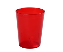 Yanco PPT-005R 5oz Tumblers, Red