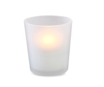 Casual Restaurant Candle Lamp 3"H, Frost